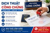 Dịch Thuật Công Chứng uy tín, báo giá mới 2026
