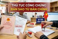 Thủ tục công chứng bản sao từ bản chính