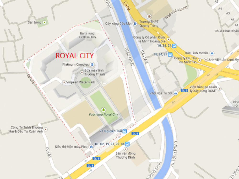 Văn phòng công chứng Khu đô thị Royal City