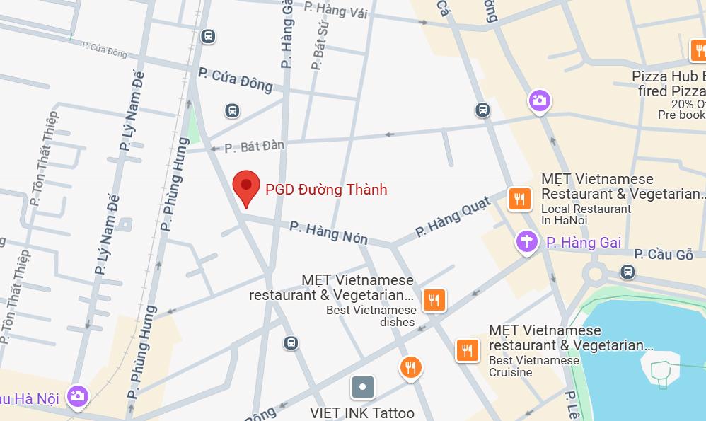 PGD BIDV Đường Thành, Hoàn Kiếm