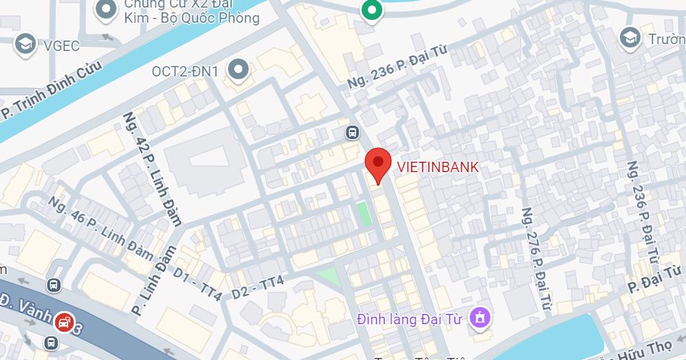 PGD VietinBank Linh Đàm, Hoàng Mai