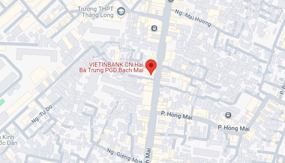 PGD VietinBank Bạch Mai, Hai Bà Trưng