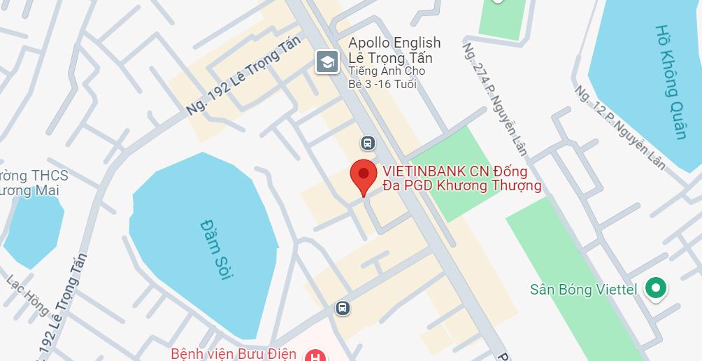 PGD VietinBank Khương Thượng, Thanh Xuân