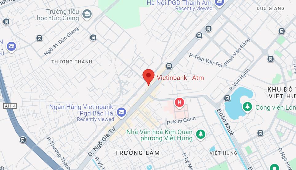 PGD VietinBank Đức Giang, Long Biên