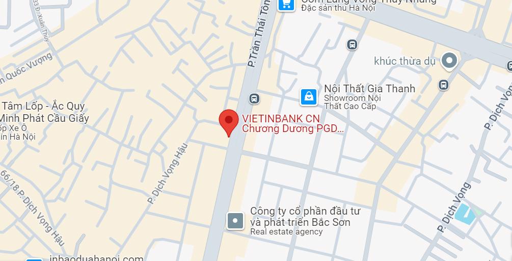 PGD VietinBank Hưng Việt, Cầu Giấy