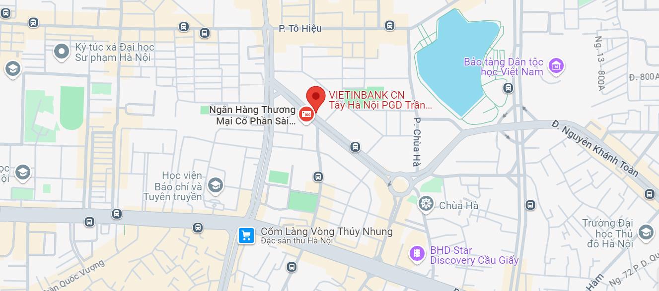 PGD VietinBank Trần Đăng Ninh, Cầu Giấy