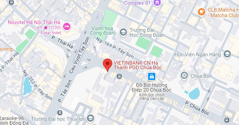 PGD VietinBank Chùa Bộc, Đống Đa