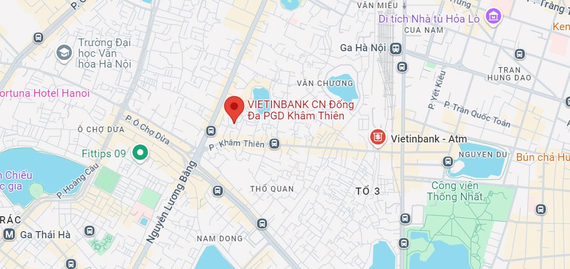 PGD VietinBank Khâm Thiên, Đống Đa