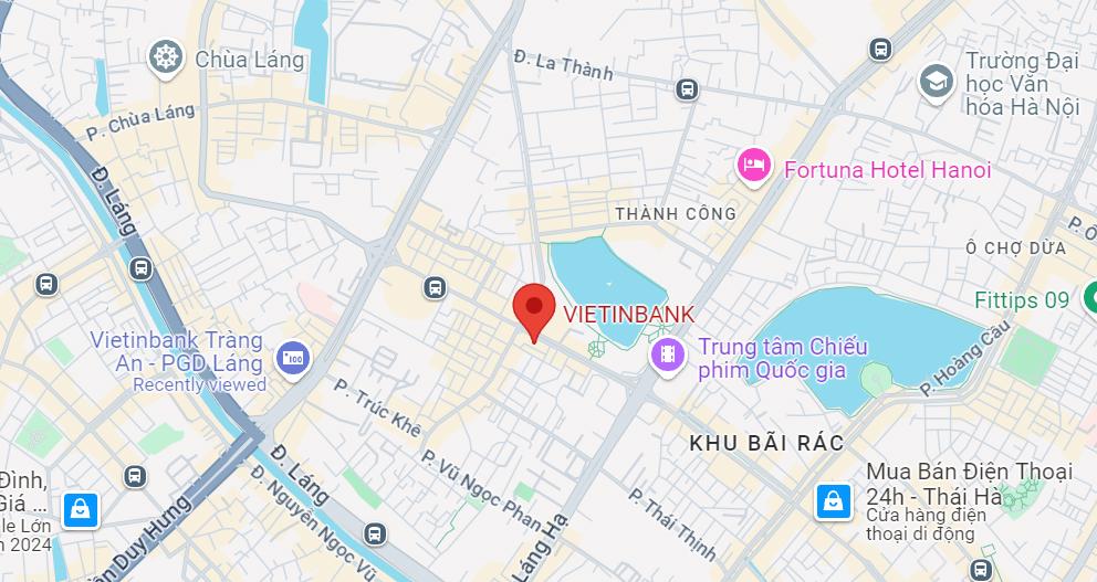 PGD VietinBank Thành Công, Đống Đa