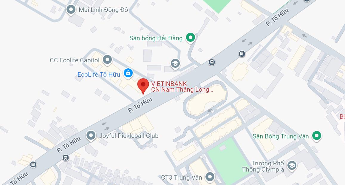 PGD VietinBank Tố Hữu, Nam Từ Liêm