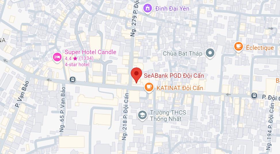 PGD SeABank Đội Cấn, Ba Đình