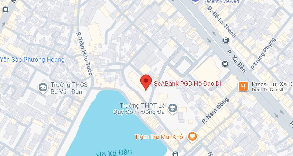 PGD SeABank Hồ Đắc Di, Đống Đa