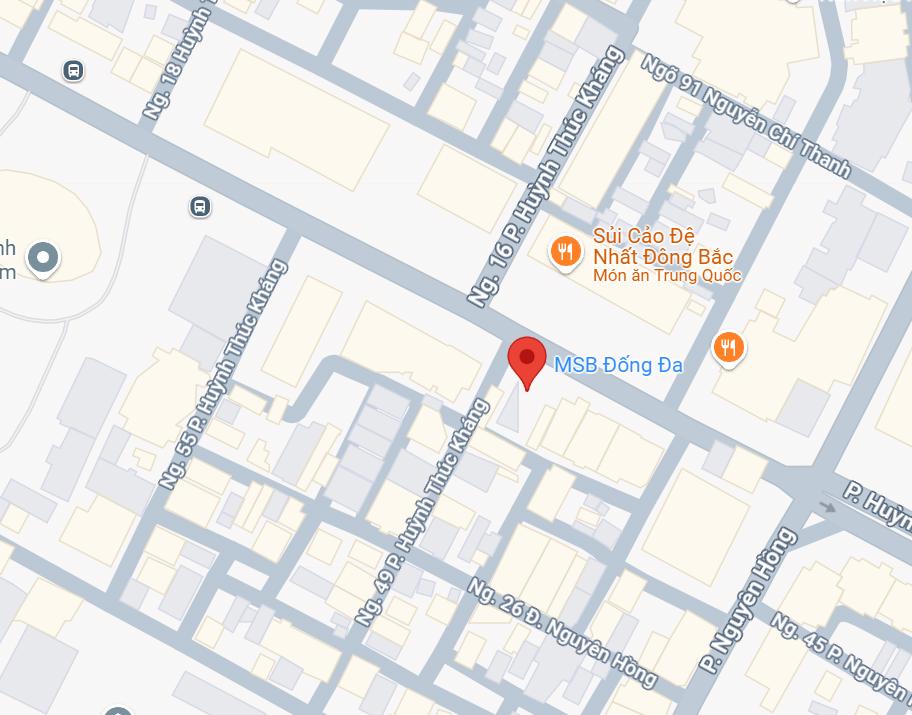 Chi nhánh MSB Đống Đa, Đống Đa