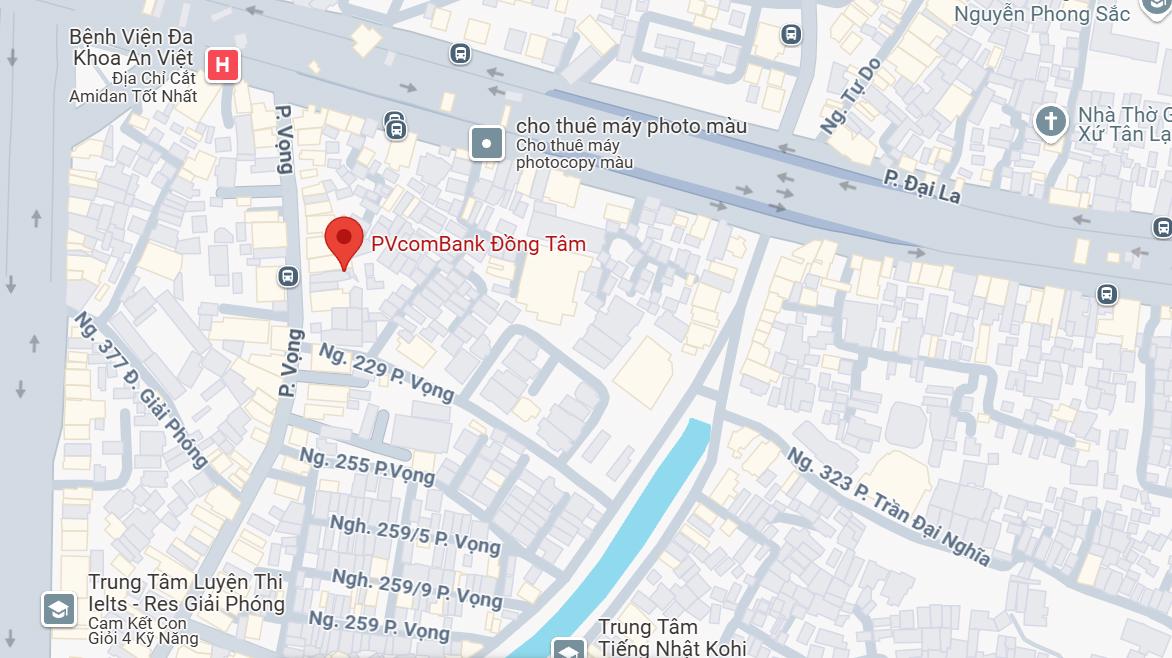 Chi nhánh PVcombank Đồng Tâm, Hai Bà Trưng