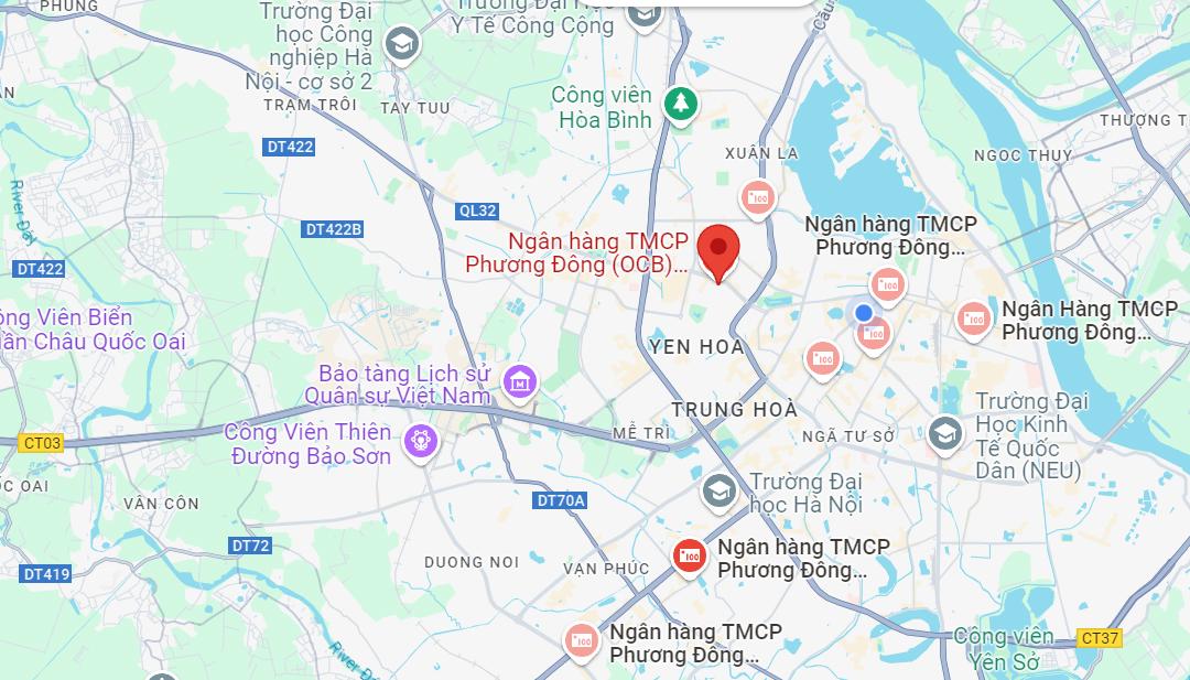 OCB Chi nhánh Hà Thành, Cầu Giấy