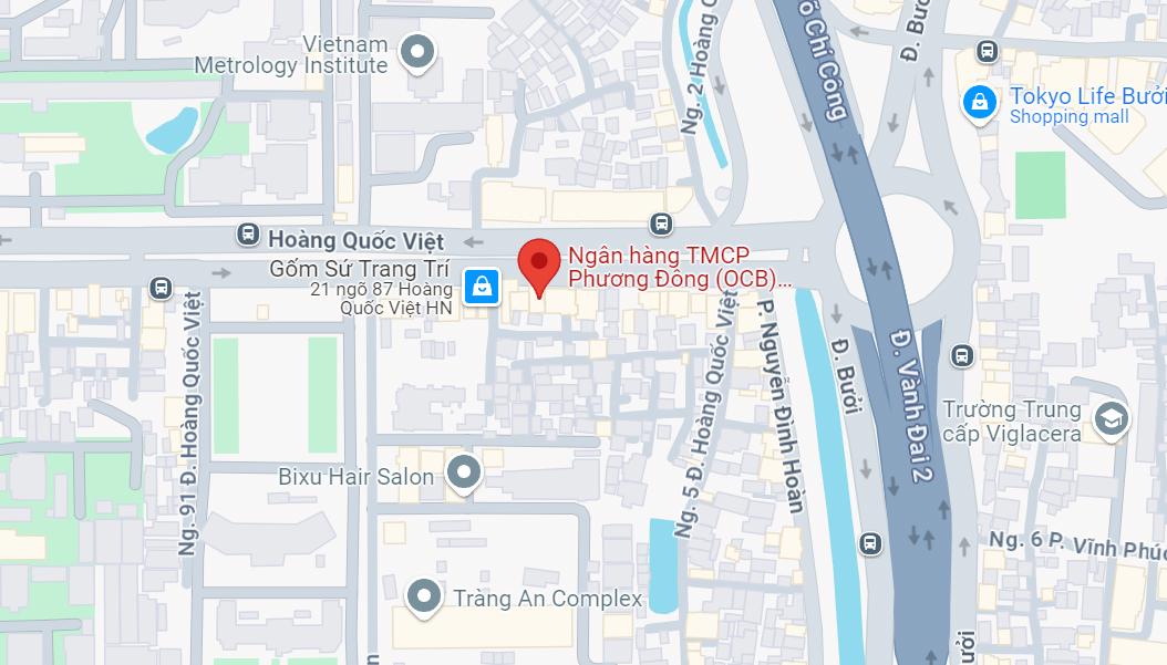 OCB chi nhánh Cầu Giấy, Cầu Giấy