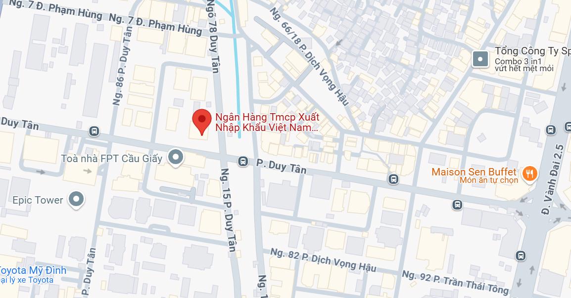 PGD Eximbank Nguyễn Phong Sắc, Cầu Giấy