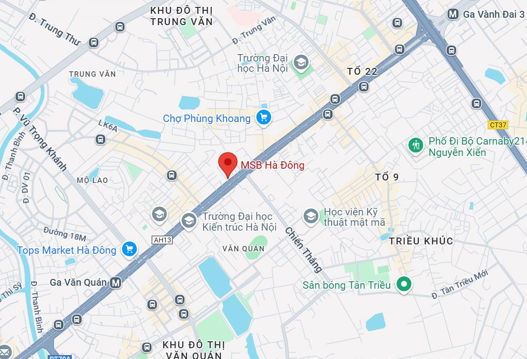 PGD MSB Hà Đông, Hà Đông