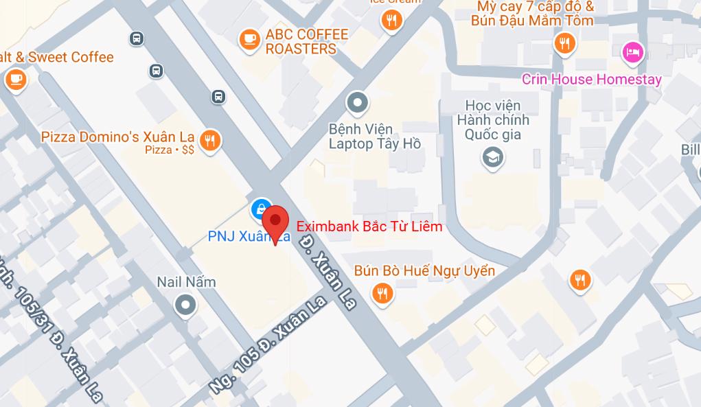 PGD Eximbank Bắc Từ Liêm, Bắc Từ Liêm