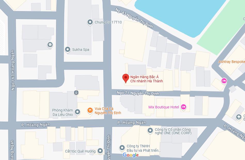 Chi nhánh BAC A BANK Hà Thành, Thanh Xuân