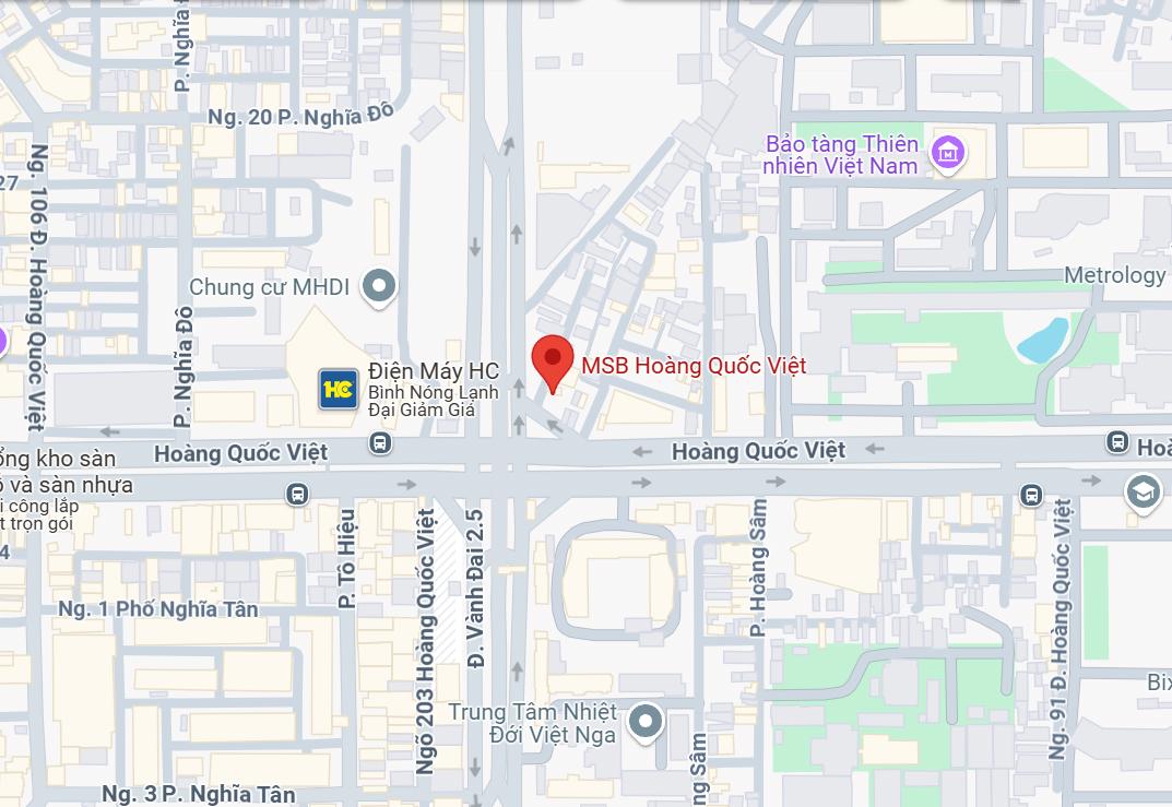 PGD MSB Hoàng Quốc Việt, Cầu Giấy