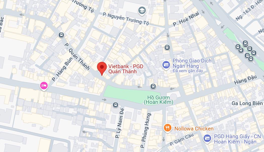 PGD VietBank Quán Thánh, Ba Đình