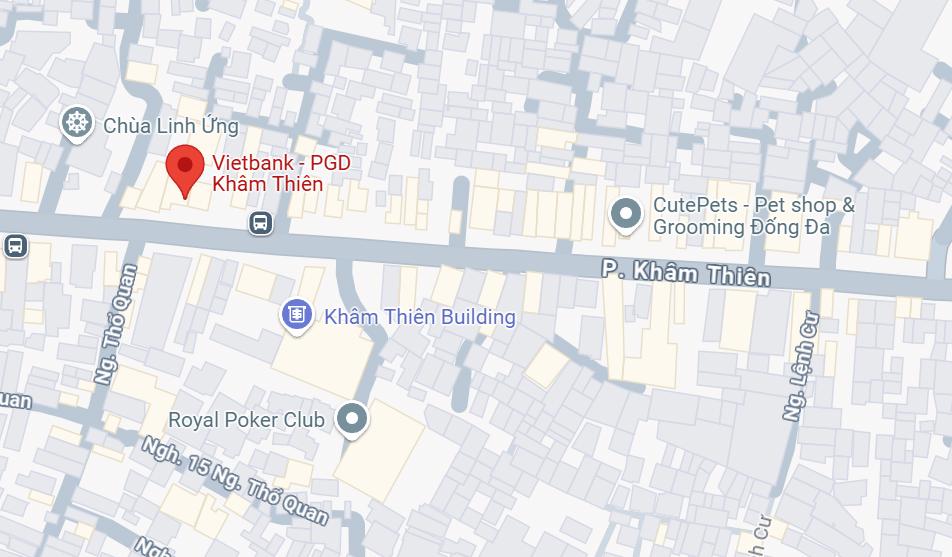PGD VietBank Khâm Thiên, Đống Đa