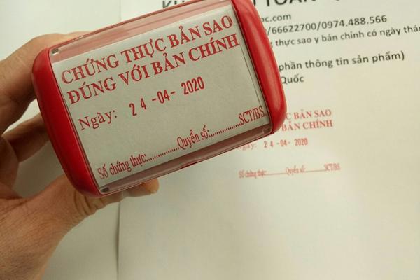 Chứng thực bản sao ở đâu?