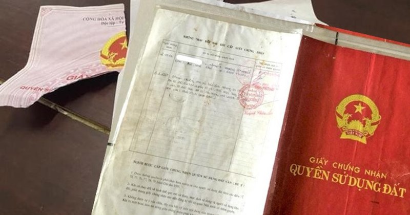 Sổ đỏ bị rách