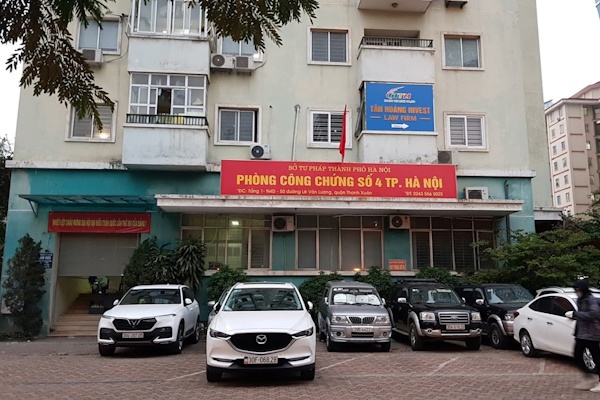 Văn phòng công chứng quận Thanh Xuân