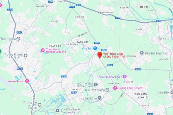 Văn phòng công chứng huyện Thạch Thất