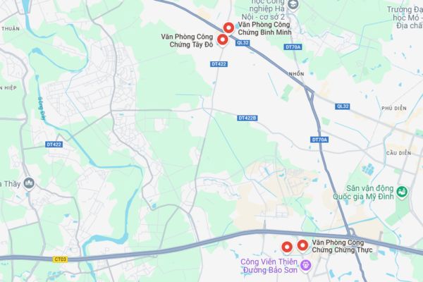 Văn phòng công chứng huyện Hoài Đức