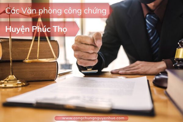 Văn phòng công chứng huyện Phúc Thọ