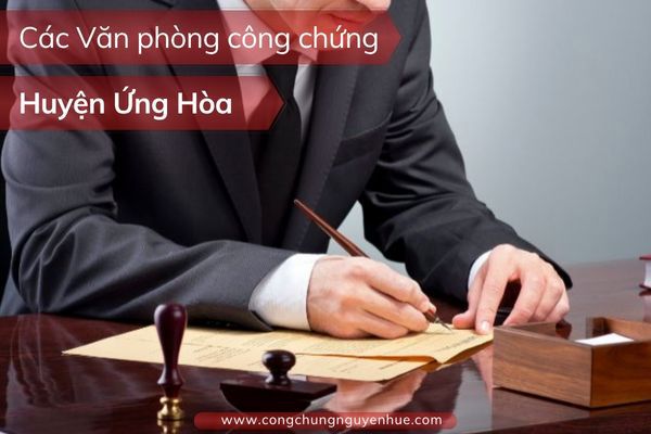 Văn phòng công chứng huyện Ứng Hòa