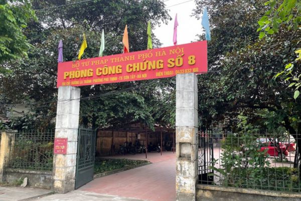Văn phòng công chứng thị xã Sơn Tây