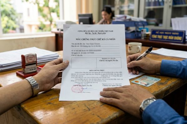 Hướng dẫn chứng thực chữ ký đầy đủ từ A-Z (2026)