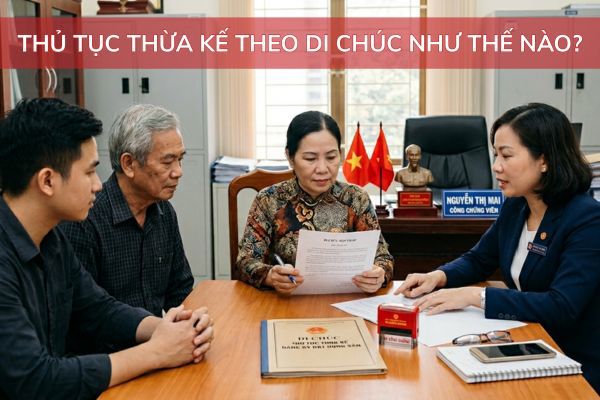 Thủ tục thừa kế theo di chúc như thế nào?