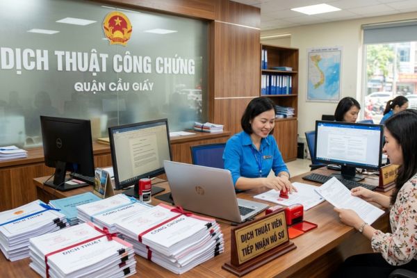 Dịch thuật công chứng quận Cầu Giấy, Hà Nội