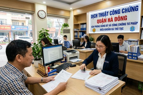 Dịch thuật công chứng quận Hà Đông, Hà Nội