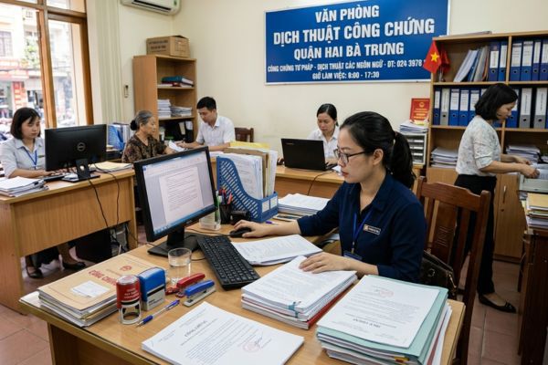 Dịch thuật công chứng quận Hai Bà Trưng, Hà Nội
