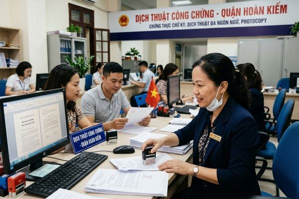 Dịch thuật công chứng quận Hoàn Kiếm, Hà Nội