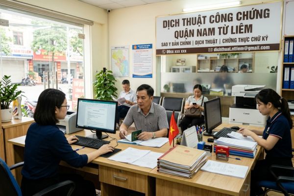 Dịch thuật công chứng quận Nam Từ Liêm, Hà Nội