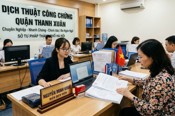 Dịch thuật công chứng quận Thanh Xuân, Hà Nội