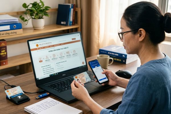 Cách lấy chứng thực điện tử trên Dịch vụ công