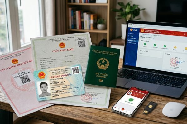 Cách lấy chứng thực điện tử trên Dịch vụ công