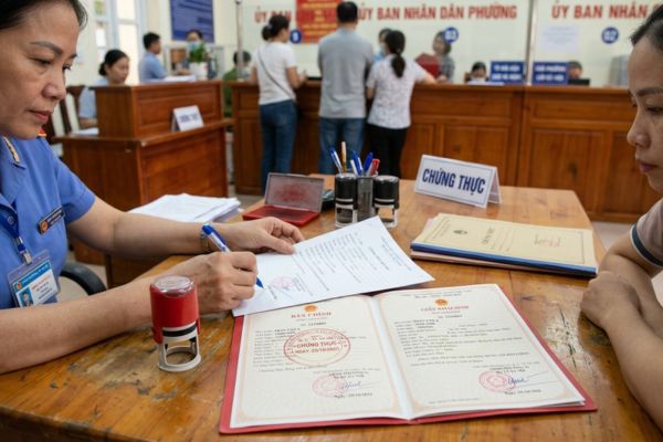 Chứng thực bản sao từ bản chính