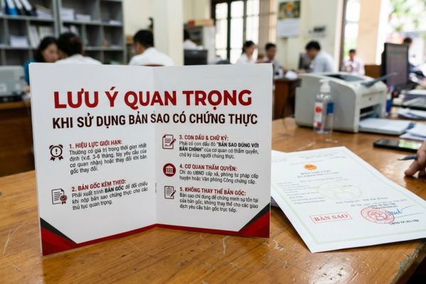 Chứng thực bản sao từ bản chính