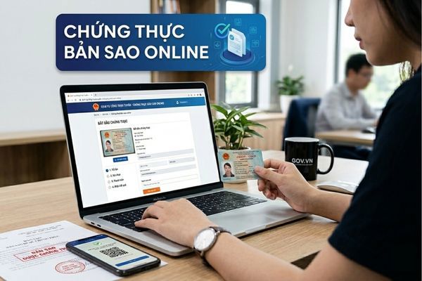 Chứng thực bản sao online