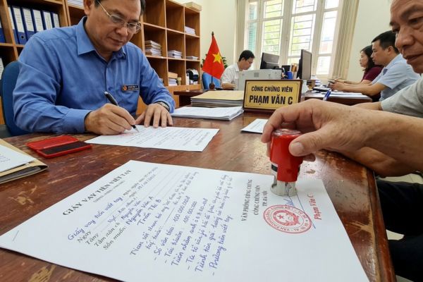 Công chứng hợp đồng vay tiền Công chứng hợp đồng vay tiền