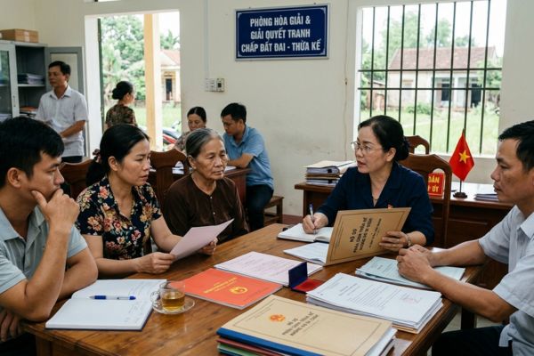 Làm sổ đỏ đất thừa kế không có di chúc